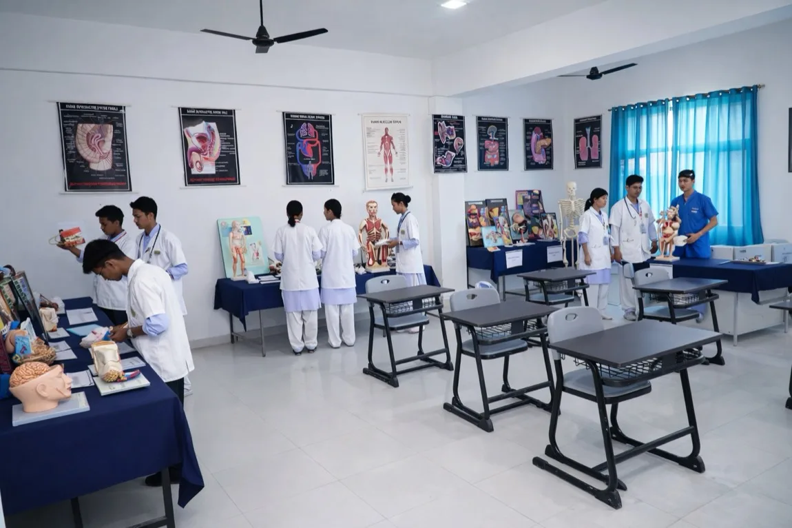Anatomy museum at Divine College of Medical Sciences Haridwar