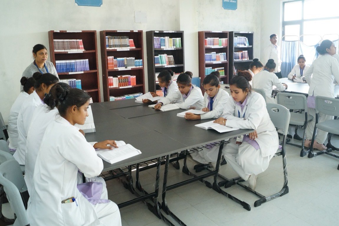 Our library at Divine College of Medical Sciences Haridwar