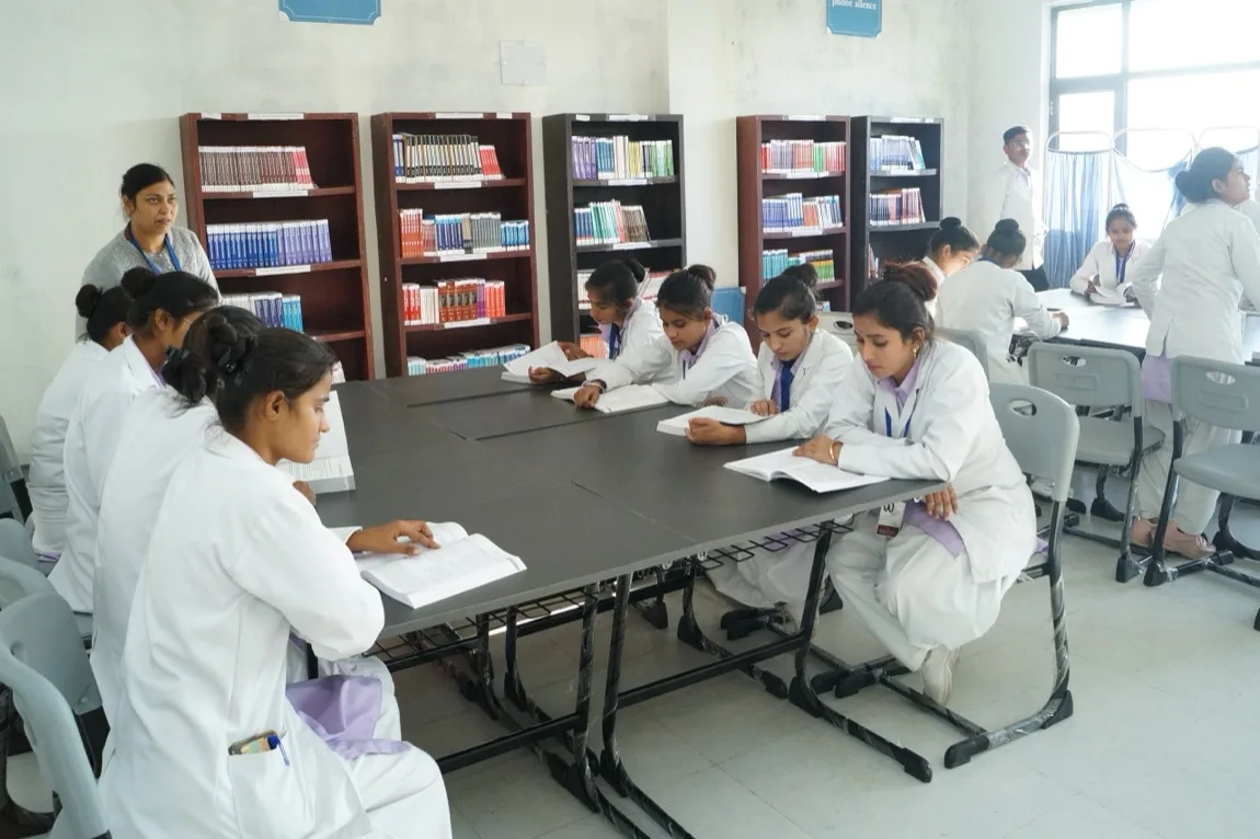 Our library at Divine College of Medical Sciences Haridwar