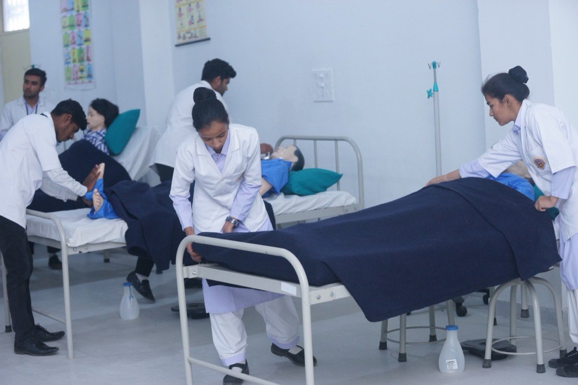 Ward practice at Divine College of Medical Sciences Haridwar